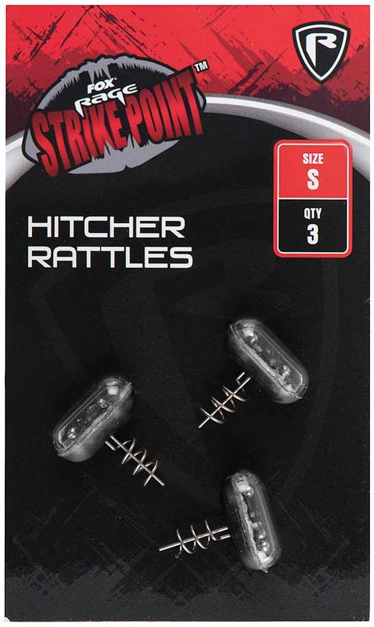 Zarnoitoare Sticla Fox Rage Strike Point Hitcher Rattle Medium, 3buc